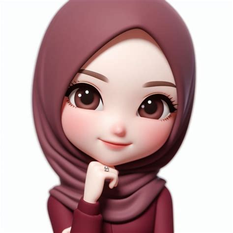 kartun hijab cantik yang memberi warna bus drum dan Notebook bertenaga dengan prosesor ngebut populer image 1
